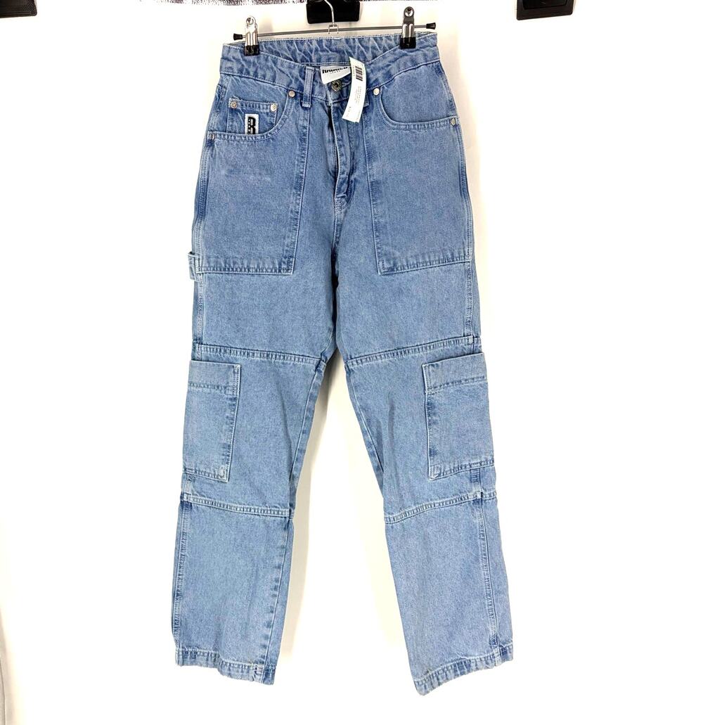 RAGGED carpenter denim straight leg denim, 26